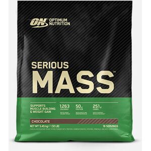 Gainer Serious Mass - Optimum Nutrition - Chocolat - 16 Servings (5450 Grammes) 16 servings (5450 grammes) unisex - Publicité