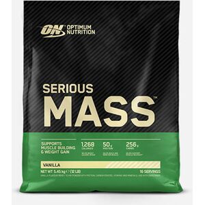 Gainer Serious Mass - Optimum Nutrition - Vanille - 16 Servings (5450 Grammes) 16 servings (5450 grammes) unisex - Publicité