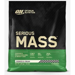 Gainer Serious Mass - Optimum Nutrition - Cookies Et Crème - 16 Servings (5450 Grammes) 16 servings (5450 grammes) unisex - Publicité