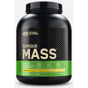 Gainer Serious Mass - Optimum Nutrition - Banane - 8 Servings (2727 Grammes) 8 servings (2727 grammes) unisex - Publicité