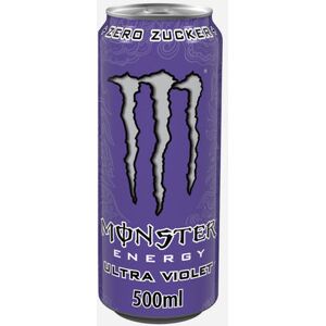 Boisson Monster Energy Ultra x12 - Monster - Ultra Violet (agrumes, Raisin) - 12 Pièces (500 Ml) 12 pièces (500 ml) unisex - Publicité