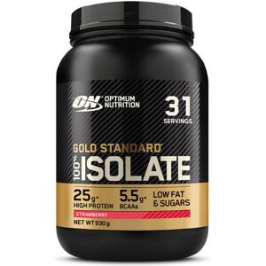 Gold Standard 100% Isolate - Optimum Nutrition - Fraise - 31 Servings (930 Grammes) 31 servings (930 grammes) unisex - Publicité