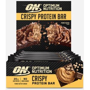 Barre protéinée croquante Protein Crisp Bar - Optimum Nutrition - Beurre De Cacahuète - 10 Barres (650 Grammes) 10 barres (650 grammes) unisex - Publicité