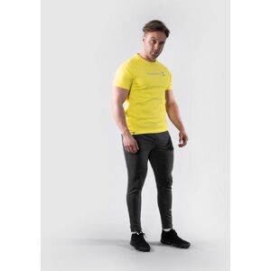 Body & Fit sportkleding Hero motion T-shirt - Vêtements de sport Body & Fit - XL Jaune XL unisex - Publicité