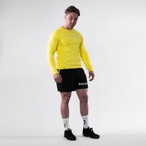 Body & Fit sportkleding Hero motion T-shirt - Vêtements de sport Body & Fit - XL Jaune XL unisex - Publicité