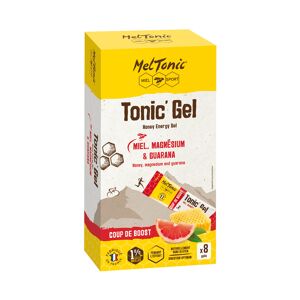 8 Gels énergétiques Meltonic TONIC' - COUP DE BOOST Jaune - Publicité
