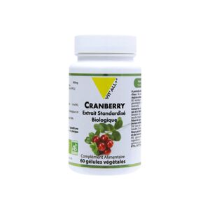 Vitall+ Cranberry bio 60 gélules végétales - Publicité