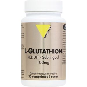 Vitall+ L-Glutathion Réduit Sublingual 100mg 30 comprimés à sucer - Publicité