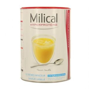 Milical hyperproteine vanille 12 cremes