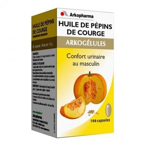 Arkopharma Arkogelules huile de pepin de courge 180 capsules