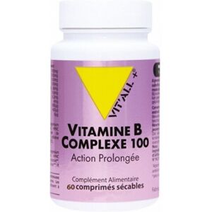 Vitall+ vitamine b complexe 100 60 comprimés secables - Publicité