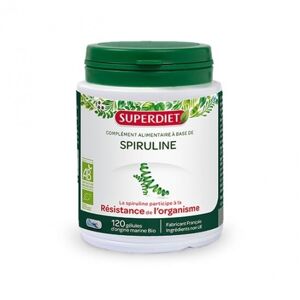 Superdiet spiruline bio 120 gélules - Publicité