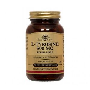 Solgar L-tyrosine 500mg 50 gelules
