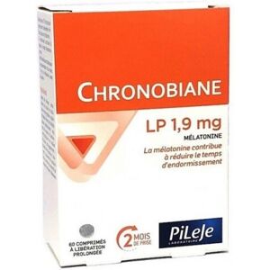 Pileje Chronobiane LP 1,9mg Melatonine 60 comprimes