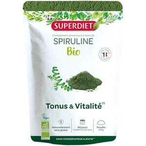 Superdiet spiruline bio 200g - Publicité