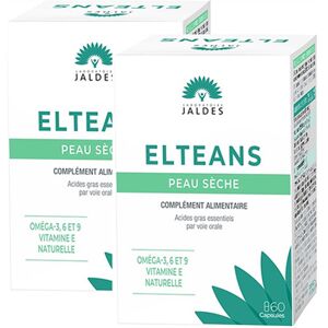 Elteans peau sèche lot de 2 x 60 capsules