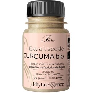 Phytalessence Pure extrait sec curcuma bio 60 gélules - Publicité