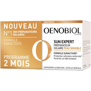 Sun Expert Préparateur Solaire peau sensible lot de 2x30 capsules