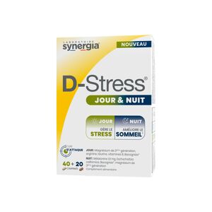 Synergia D-Stress jour & nuit 60 comprimes