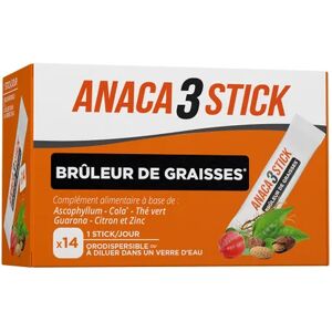 Anaca3 Stick Bruleur de Graisses 14 Sticks