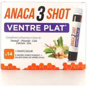 Anaca3 Shot Ventre Plat 14×25ml