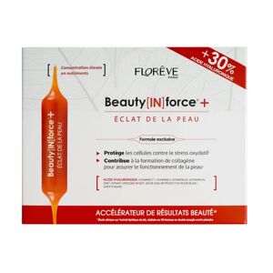 FLOREVE Beauté[in ]force?skin Radiance Acide Hyaluronique Par voie orale - Publicité