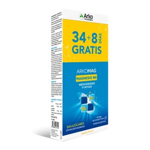 Arkopharma Arkovital magnésium 375mg + vitamine B6 2x21 comprimés effervescents - Publicité