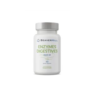 Beaverhill Enzymes Digestives MAX10 60 Gélules Végétales