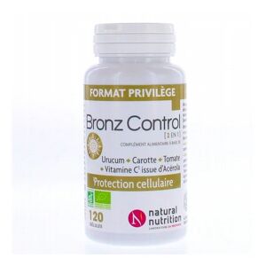 Natural Nutrition Bronz Control 2 En 1 120 Gelules