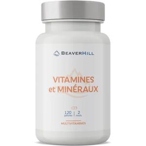 Beaverhill Vitamines Et Mineraux 120 Gelules Vegetales