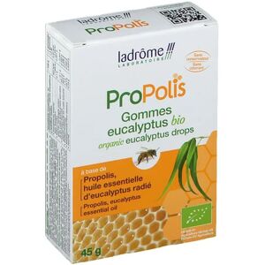 Ladrôme Propolis Gommes à l'Eucalyptus Bio 45g - Publicité