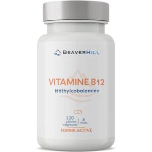 Beaverhill Vitamine B12 1000ug 120 Gelules Vegetales