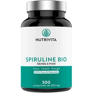 Nutrivita Spiruline Bio 500 mg 500 Comprimés - Publicité