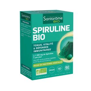 Santarome Spiruline Bio 60comp - Publicité