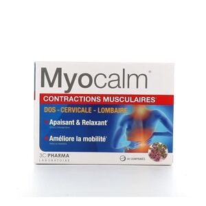 3C Pharma Myocalm Contractions Musculaires 30 Comprimés - Publicité