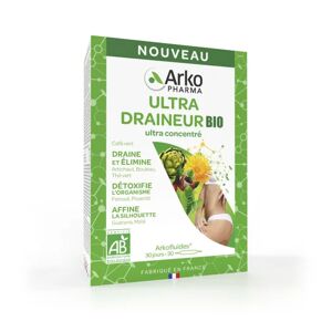 Arkopharma Arkofluides Ultra Draineur Bio 30 Ampoules - Publicité