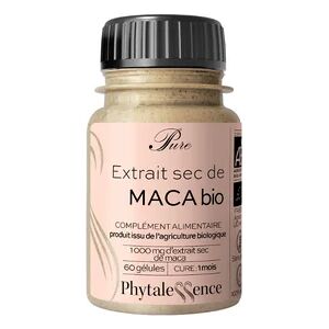 Phytalessence Pure Extrait Sec de Maca BIio 60 Gélules - Publicité