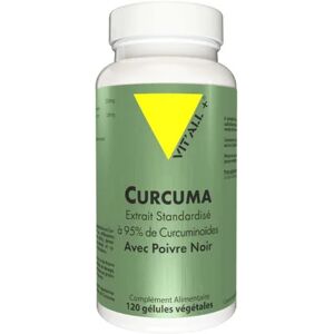 Vit'All+ Curcuma 220mg Avec Poivre Noir 120 Gelules