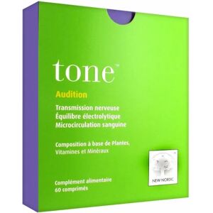 New Nordic Tone Bonne Audition 60 Comprimes