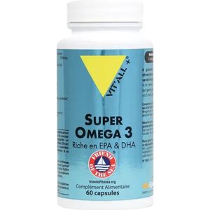 Vit'All+ Super Omega 3 1000mg 60caps - Publicité