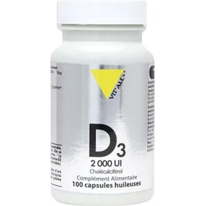 Vit'All+ Vitamines D3 2000UI Cholecalciferol 50mcg 100caps