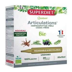 Superdiet Quatuor Articulations Bio 20x15ml