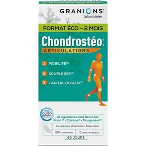 Granions Chondrosteo+ Articulations 180 Comprimes