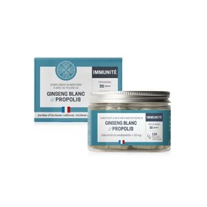 Jardins d'Occitanie Ginseng Blanc & Propolis 120 Gelules