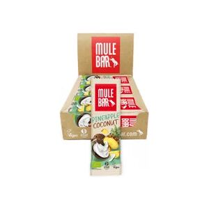 Mulebar Barre Énergétique Bio & Vegan Ananas Noix de Coco 15 barres - Publicité