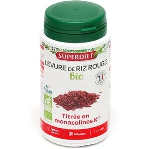 Superdiet Levure de Riz Rouge 60caps - Publicité