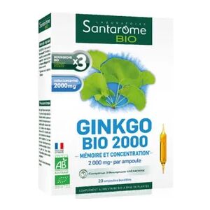 Santarome Bio Ginko 2000 Amp 20 - Publicité