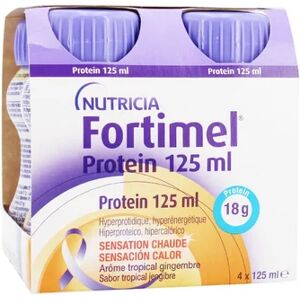 Fortimel Protein Sens/Trop 125mlx4 - Publicité