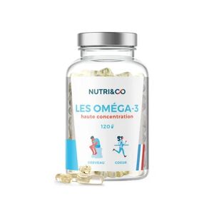 NUTRI & CO Nutri&Co; Nutri&Co; Les Omega-3 120 Gelules