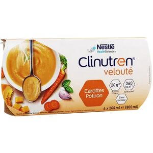 Clinutren Veloute Carottes Potiron 4x200ml - Publicité